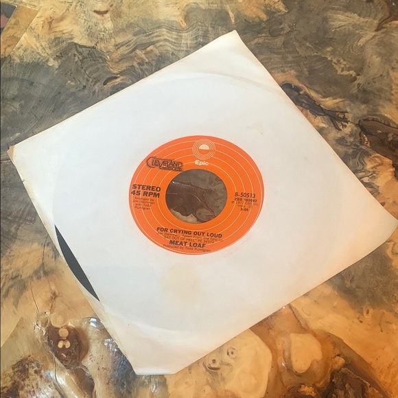 💥3/$20 Epic Meatloaf Vinyl Record with Orange Label 45 RPM - Picture 5 of 5